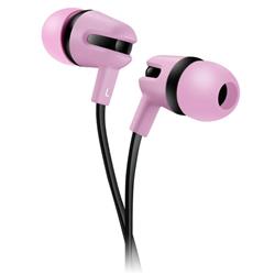 Canyon CNS-CEP4RO štýlové slúchadlá do uší, pre smartfóny, integrovaný mikrofón a ovládanie, plochý kábel, ružové