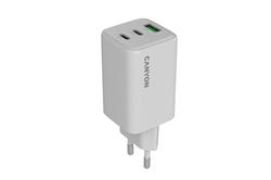 Canyon CU65ACC vysokorýchlostná univerzálna nabíjačka do steny 1x USB-C 65W, 1x USB-C 20W, 1x USB-A 18W