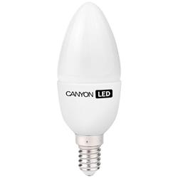 Canyon LED COB žiarovka, E14, sviečka, mliečna, 3.3W, 262 lm, neutrálna biela 4000K, 220-240V, 150°, Ra>80, 50.000 hod