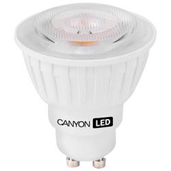 Canyon LED COB žiarovka, GU10, bodová MR16, 7.5W, 594 lm, neutrálna biela 4000K, 220-240V, 60°, Ra>80, 50.000 hod