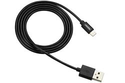 Canyon MFI-1, 1m kábel Lightning/USB, MFI schválený Apple, čierny