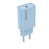 Canyon OnCharge 30CL, univerzálna cestovná nabíjačka do steny 1x USB-C, 30W PD, modrá