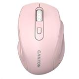 Canyon OnClick 20, Wireless optická myš USB, ružová