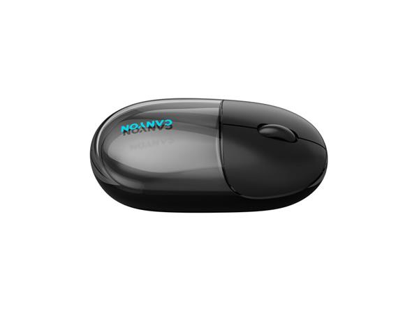 Canyon OnClick 24, 2v1 bezdrôtová optická myš Bluetooth / 2.4 GHz, 1.200 dpi, akumulátor 5.000 mAh, čierna
