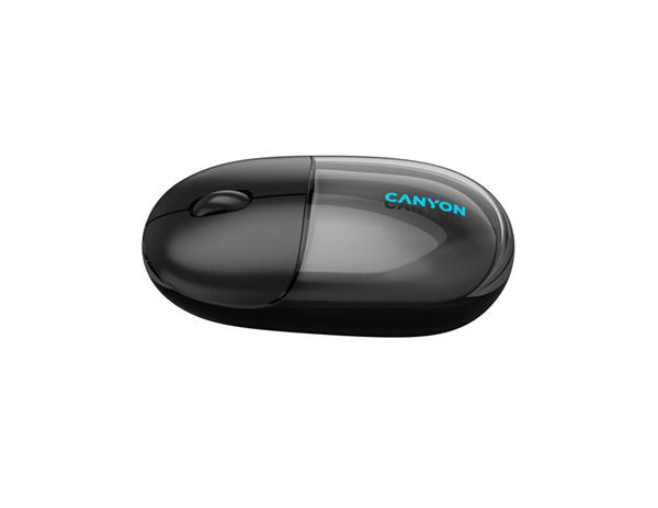 Canyon OnClick 24, 2v1 bezdrôtová optická myš Bluetooth / 2.4 GHz, 1.200 dpi, akumulátor 5.000 mAh, čierna