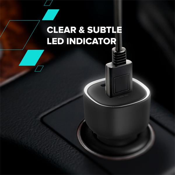 Canyon OnDrive 85, univerzálna autonabíjačka, 1x USB-C, 1x USB-A, rýchle nabíjanie, výkon 85 W