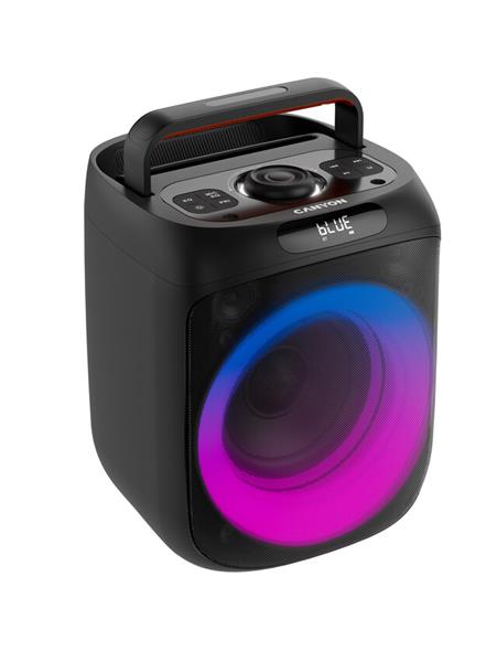 Canyon OnFun 6, 40 W Bluetooth prenosný párty reproduktor s RGB osvetlením, ekvalizérom a vstupom pre mikrofón/gitaru