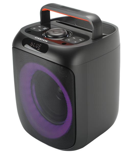 Canyon OnFun 6, 40 W Bluetooth prenosný párty reproduktor s RGB osvetlením, ekvalizérom a vstupom pre mikrofón/gitaru