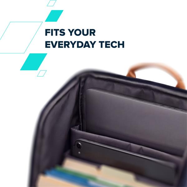 Canyon OnPack E01, ekologický batoh na notebook do 15,6", vodeodolný, z recyklovaných materiálov, tmavomodrý