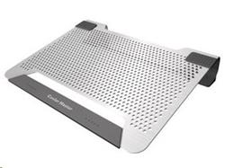chladiaci podstavec Coolermaster NotePal U2 PLUS pre notebooky 12-17" strieborný, 2x8cm ventilátor