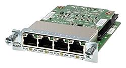 Cisco Four port 10/100/1000 Ethernet switch interface card