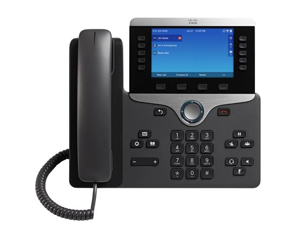 Cisco IP Phone 8861, MPP Firmware, Charcoal