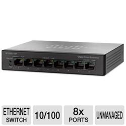 Cisco SB SF100D-08P 8-Port 10/100 Desktop Switch, PoE