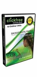 CLICKFREE 10 DVD FOTO BACK UP 4,5 GB