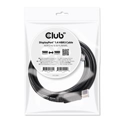 Club3D DisplayPort™ 1.4 HBR3 M/M 8K@60Hz kábel 2 m