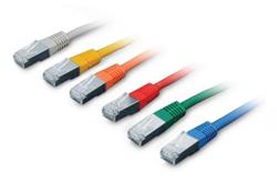 CNS patch kábel Cat5E, FTP - 0,5m , žltý