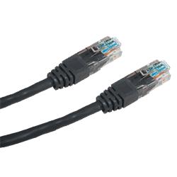 CNS patch kábel Cat5E, UTP - 2m , čierny