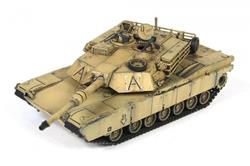 CQE R/C Tank U.S. M1A1 Abrams Desert Yellow 1/72