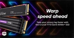 Crucial T710 1TB SSD PCIe NVMe M.2 2280, r14900MB/s, w13700MB/s, s chladičom