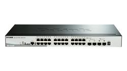 D-Link DGS-1510-28P 28-port 1Gb Stackable SmartPro switch, 2x SFP, 2x 10G SFP+ , PoE