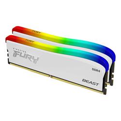 DDR 4.... 32GB . 3600MHz. CL18 FURY Beast White RGB SE Kingston (2x16GB)