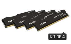 DDR 4.... 64GB . 2666MHz. CL16 HyperX FURY Black Kingston (4x16GB)