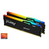 DDR 5.... 16GB . 5600MHz. CL36 FURY Beast Black RGB Kingston XMP/EXPO (2x8GB)