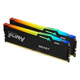 DDR 5.... 64GB . 6000MHz. CL30 FURY Beast Black RGB Kingston XMP/EXPO (2x32GB)