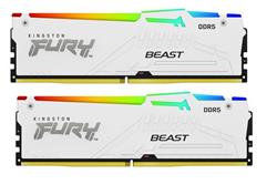 DDR 5.... 64GB . 6000MHz. CL36 FURY Beast White RGB Kingston XMP/EXPO (2x32GB)