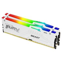 DDR 5.... 64GB . 6400MHz. CL32 FURY Beast White RGB Kingston XMP/EXPO (2x32GB)