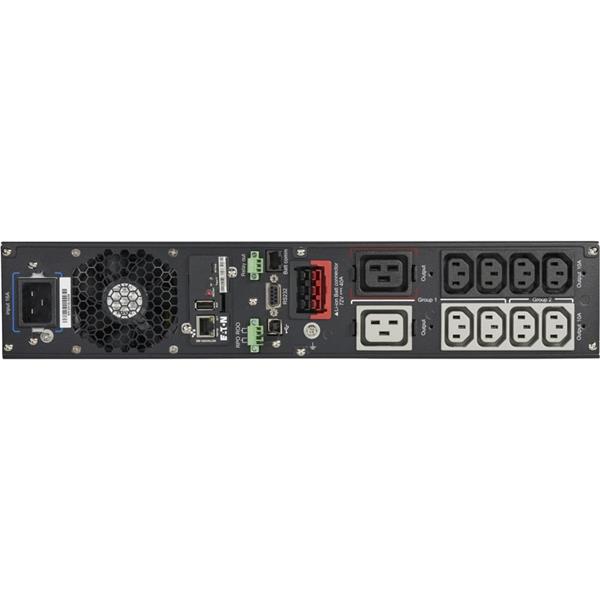 Eaton 9PX Lithium UPS Netpack, 2200 VA, 2200 W, Input: C20, Outputs: (8) C13, (2) C19, Rack/tower, 2U, Network card incl