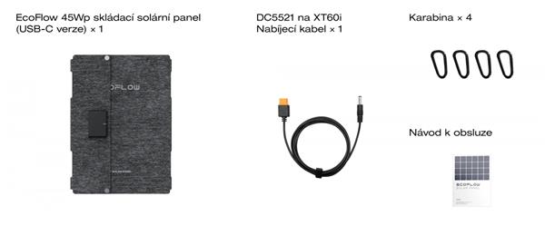 EcoFlow 45W solárny panel (Typ-C)