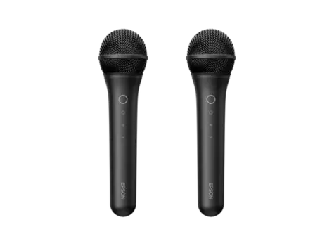 Epson ELPKM01 - Wireless karaoke microphone pair for Lifestudio smart projectors