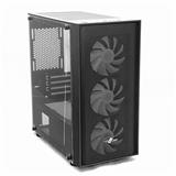 Eurocase MC G Trinity skrinka mATX, bez zdroja, čierna, 3x RGB ventilátor