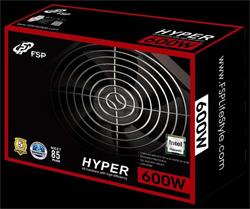 Fortron FSP HYPER S 600, zdroj 600W 85+, Aktiv. PFC, 12cm fan, retail