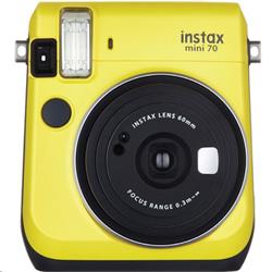 FUJIFILM Instax Mini 70 Yellow - unikatny fotoaparat s tlacou fotografii