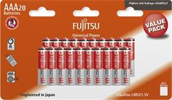 Fujitsu Universal Power alkalická batéria 1.5V, LR03/AAA, blister 20ks