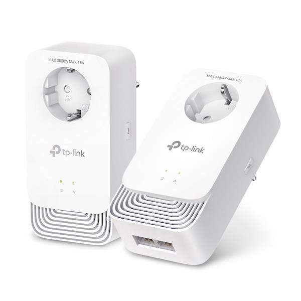 G.hn2400 Passthrough Powerline Kit SPEED: 1428 Mbps Powerline SPEC: Maxlinear CPU, G.hn, 2× Gigabit Ports FEATURE: Plug