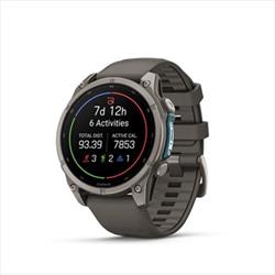 Garmin fenix 9 - 47mm, AMOLED, Sapphire, Titanium, Pebble Gray band