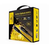 Gembird kábel HDMI High speed (M - M), aktívny, optický (AOC), s Ethernetom, séria Premium, pozlátené konektory, 30 m