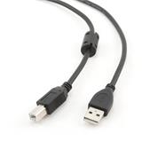 Gembird kábel USB 2.0 AM na USB 2.0 BM, prémiový, 3m, čierny