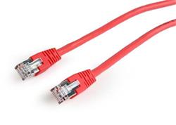 Gembird patch kábel Cat6 FTP, 2 m, červený