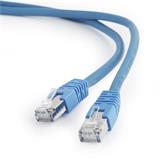 Gembird patch kábel S/FTP Cat. 6A LSZH, 0.25 m, modrý