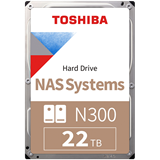HDD TOSHIBA NAS N300 3.5", 22TB, 1024MB, SATA 6.0 Gbps, 7200 rpm