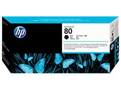 HP No.80 Black Printhead and Printhead Cleaner