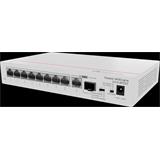 Huawei S110-8P2ST (8*10/100/1000BASE-T ports, PoE+, 1*GE SFP port, 1*10/100/1000BASE-T port, AC power, power adapter)