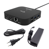 i-tec USB-C Dual HDMI Docking Station with Power Delivery 100W + Universal Charger 100W