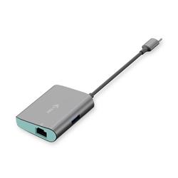i-tec USB-C Metal Hub s Gigabit Ethernet adapterom