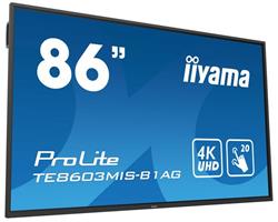 iiyama TE8603MIS-B1AG 86" touch 3840x2160 350cd, HDMI DP USB, prevadzka 24/7
