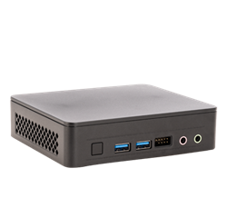 INTEL NUC Atlas Canyon, Celeron N4505, Intel UHD, DDR4, M.2 SSD, bezOS, WiFi+B, LAN, HDMI